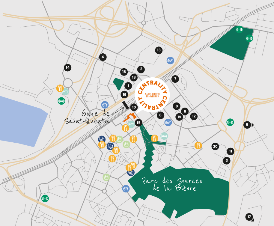 Plan quartier SQY